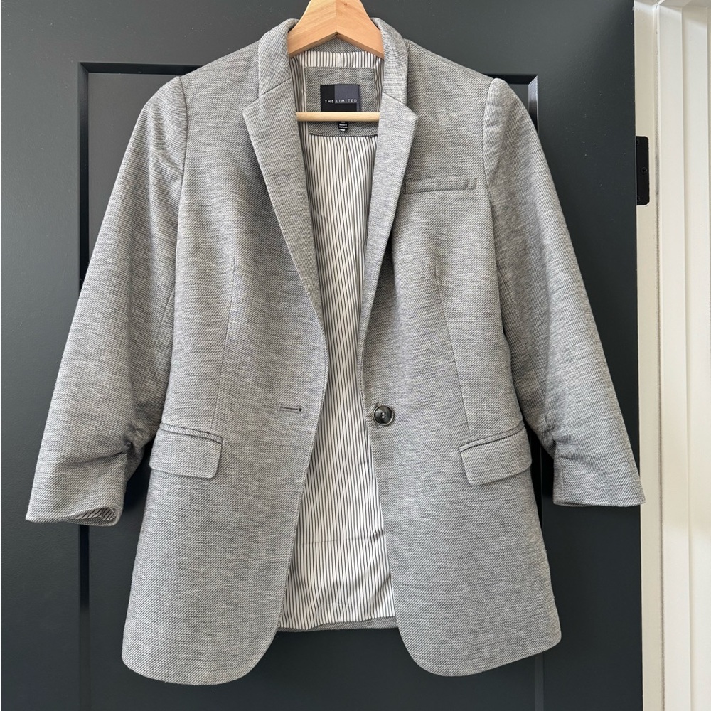 The Limited Light Gray Women's Blazer